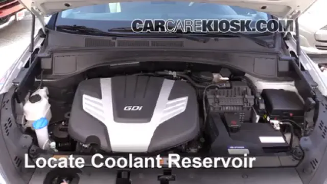 2017 Hyundai Santa Fe SE 3.3L V6 Coolant (Antifreeze) Flush Coolant